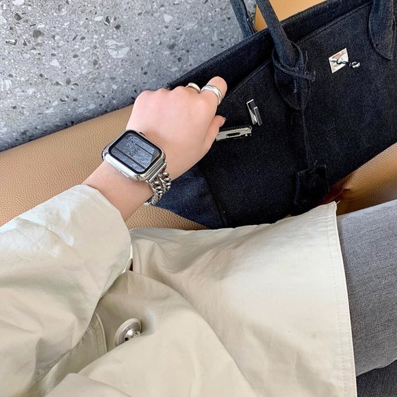 NEW Adjustable Stainless Wrist Strap Band For Apple Watch - Sliver - Picture 4 of 16